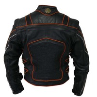 X-Men 3 The Last Stand Wolverine Motorcycle Replica Leather Jacket - Thumbnail 1
