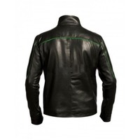 Ryan Reynolds Film Green Lantern Leather Jacket - Thumbnail 1