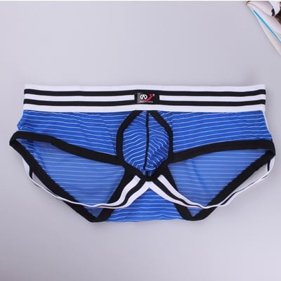 Men's sexy underwear low rise transparent gauze butt lifter underwear sexy hip slimming underpants panties #3009sj