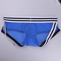 Men's sexy underwear low rise transparent gauze butt lifter underwear sexy hip slimming underpants panties #3009SJ  - Thumbnail 1