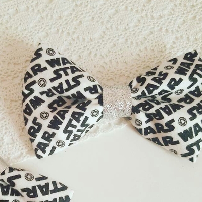 Starwars flannel bow