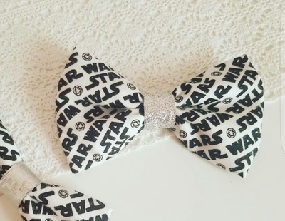 Starwars Flannel Bow