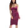 Velvet Bodycon Dress-1