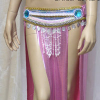 Pink and Blue Sylveon Gypsy Belly Dancer Rave Bra Cosplay Halloween Costume - Thumbnail 4
