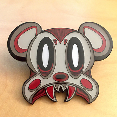 Lavabear "lavahead" pin (aps)