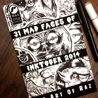 INKtober 2014 - 31 Mad Faces of.. - Thumbnail 1