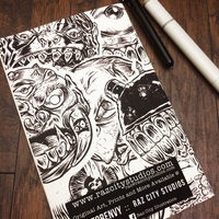 INKtober 2014 - 31 Mad Faces of.. - Thumbnail 2