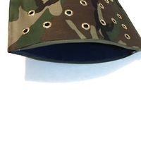 Zip top grommet clutch- camo - Thumbnail 1