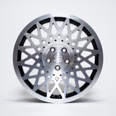 5x112 type1 machined black 
