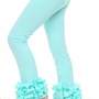 Girls Black Ruffle Pants-2