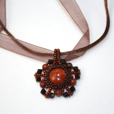 Red jasper pendant