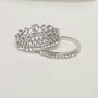 Crown Ring - Princess Ring - Stackable - Silver-2