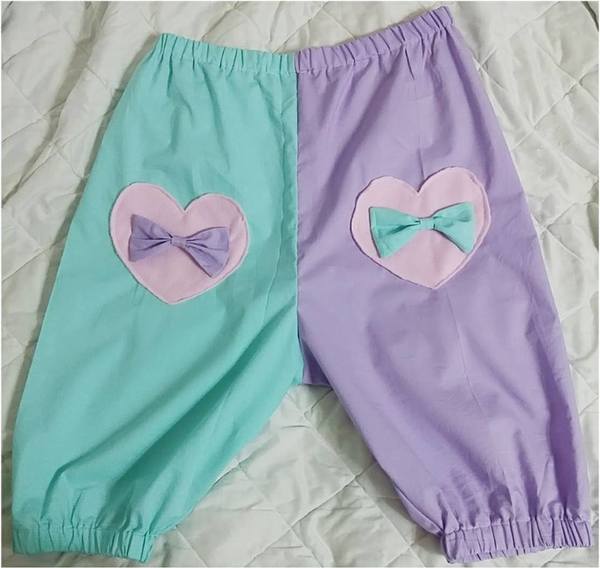 Two Tone Harem Pants 