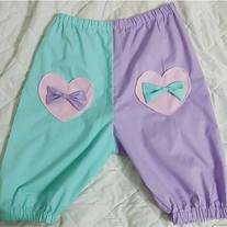 Two Tone Harem Pants 