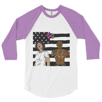 Power Couple 3/4 sleeve raglan shirt - Thumbnail 4