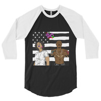 Power Couple 3/4 sleeve raglan shirt - Thumbnail 6