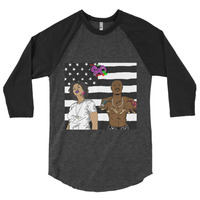 Power Couple 3/4 sleeve raglan shirt - Thumbnail 7