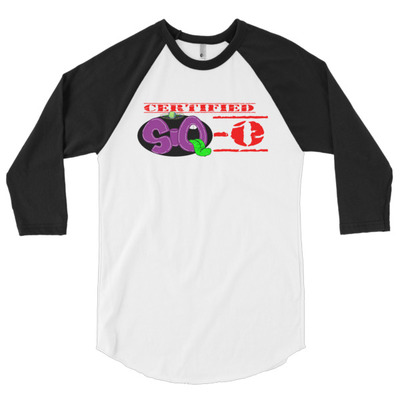 3/4 sleeve raglan shirt