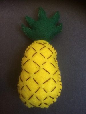'The Pineapple' custom catnip toy!
