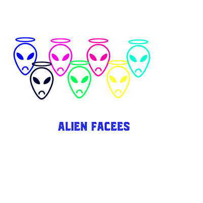 Sad alien head outdoor vinyl decal alien face permanent vinyl window sticker