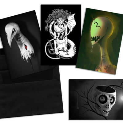 Empathy postcard print set