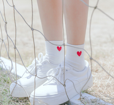 BABY HEART SOCKS