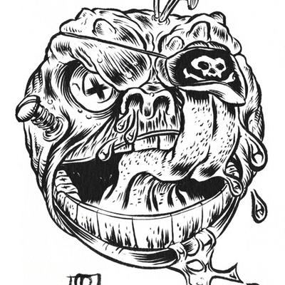 Inktober 2014 madballs original art 10-05