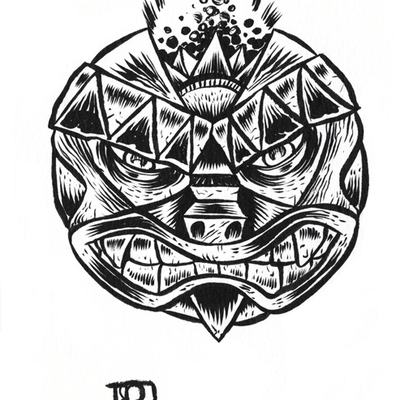Inktober 2014 madballs original art 10-08