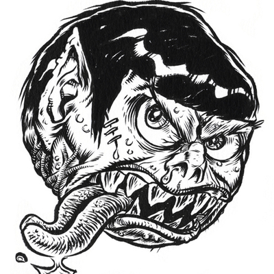 Inktober 2014 madballs original art 10-10