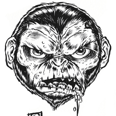 Inktober 2014 madballs original art 10-11