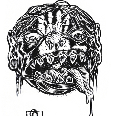 Inktober 2014 madballs original art 10-14 - Thumbnail 1