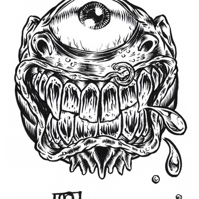 Inktober 2014 madballs original art 10-18 - Thumbnail 3
