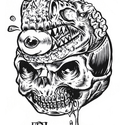 Inktober 2014 madballs original art 10-27