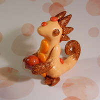 Orange Glitter Dragon - Thumbnail 1
