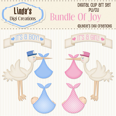 Bundle of joy (clip art set)