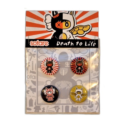 Death to life button pack