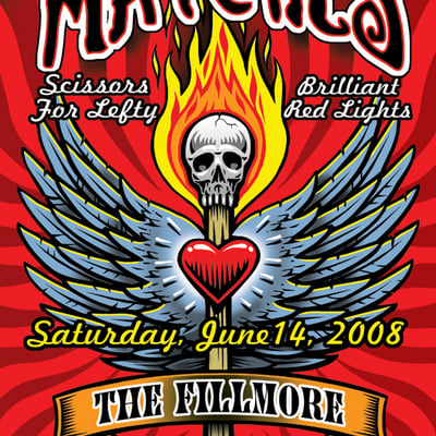 The matches,  bill graham fillmore rock poster - Thumbnail 3