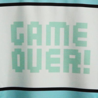 Harajuku japanese game over long-sleeved sweater