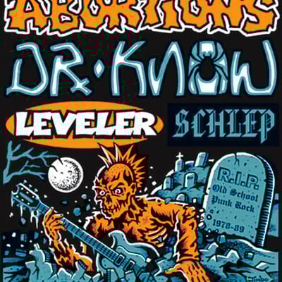 Dayglo abortions 1997 screenprinted poster signed and numbered edition of 150 - Thumbnail 4