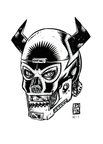 2016 INKtober Original Art 10-1