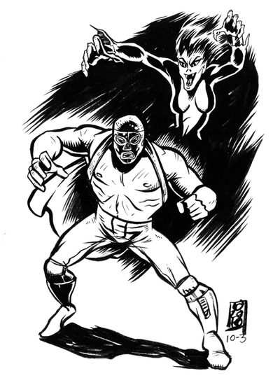 2016 INKtober Original Art 10-3