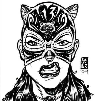 2016 inktober original art 10-9 - Thumbnail 3