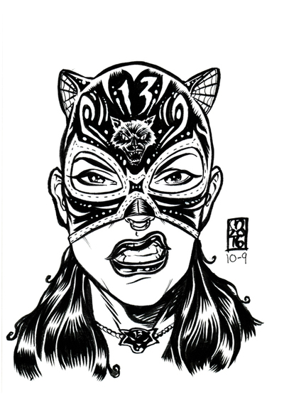 2016 INKtober Original Art 10-9