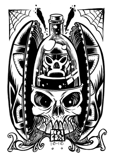 2016 INKtober Original Art 10-10