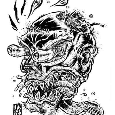 2016 inktober original art 10-12 - Thumbnail 3