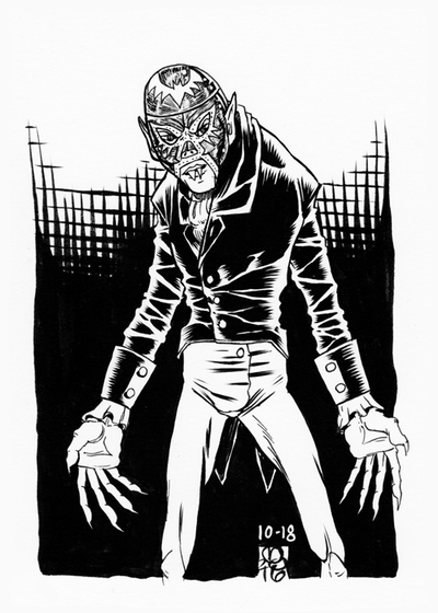 2016 INKtober Original Art 10-18