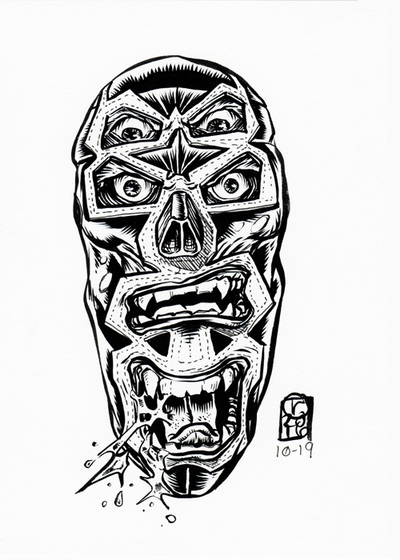 2016 INKtober Original Art 10-19