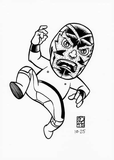 2016 INKtober Original Art 10-25