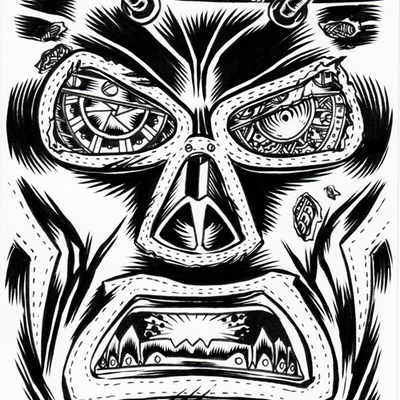 2016 inktober original art 10-29