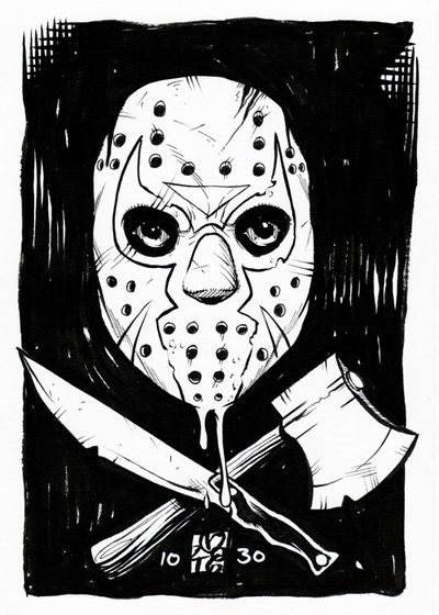 2016 INKtober Original Art 10-30